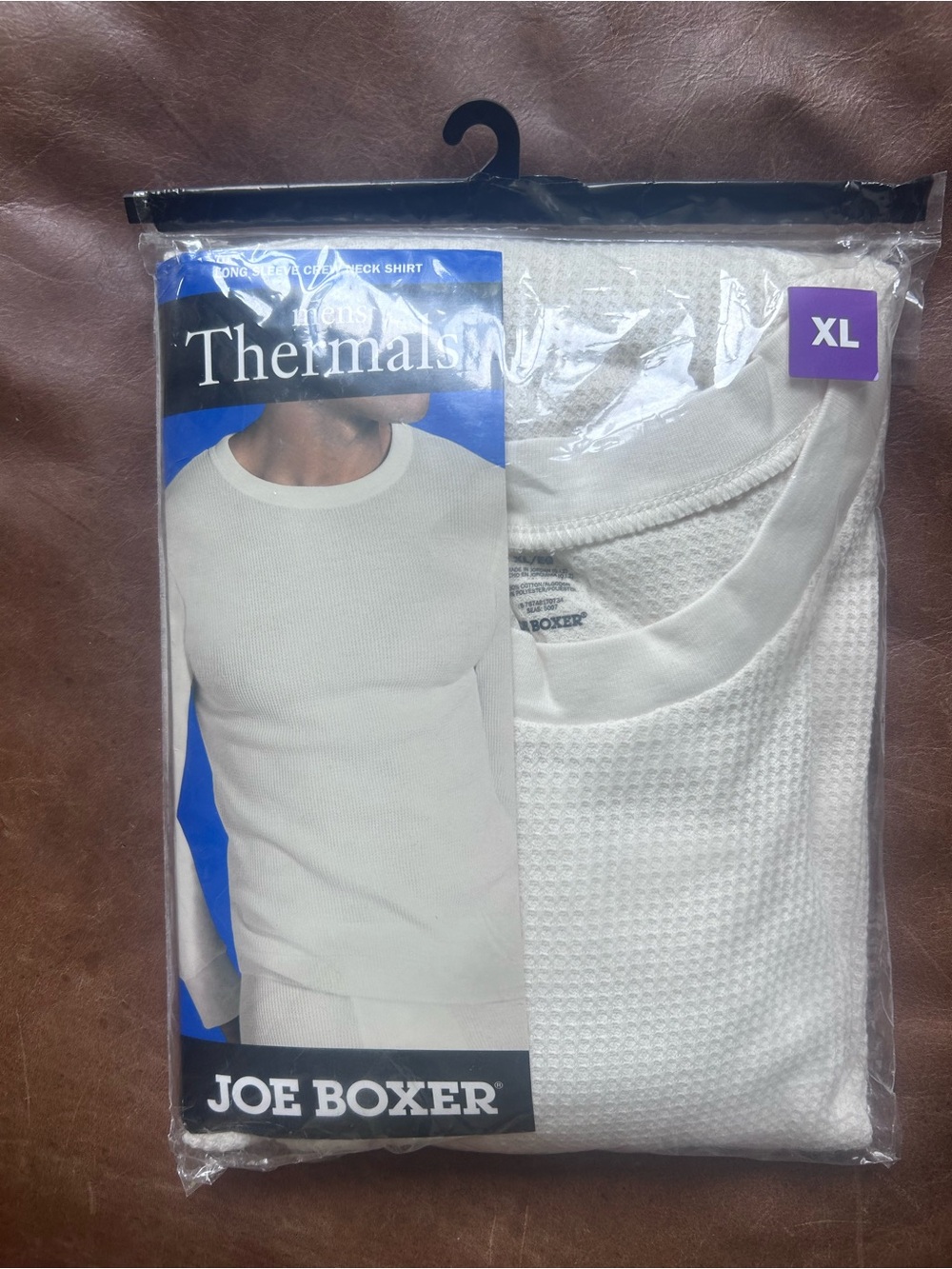 NWT Men’s Joe Boxer White Thermal Shirt SzXL